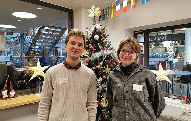 Majvi Schütte och Max van Gelder kommer att läsa vid Lunds universitet under våren.